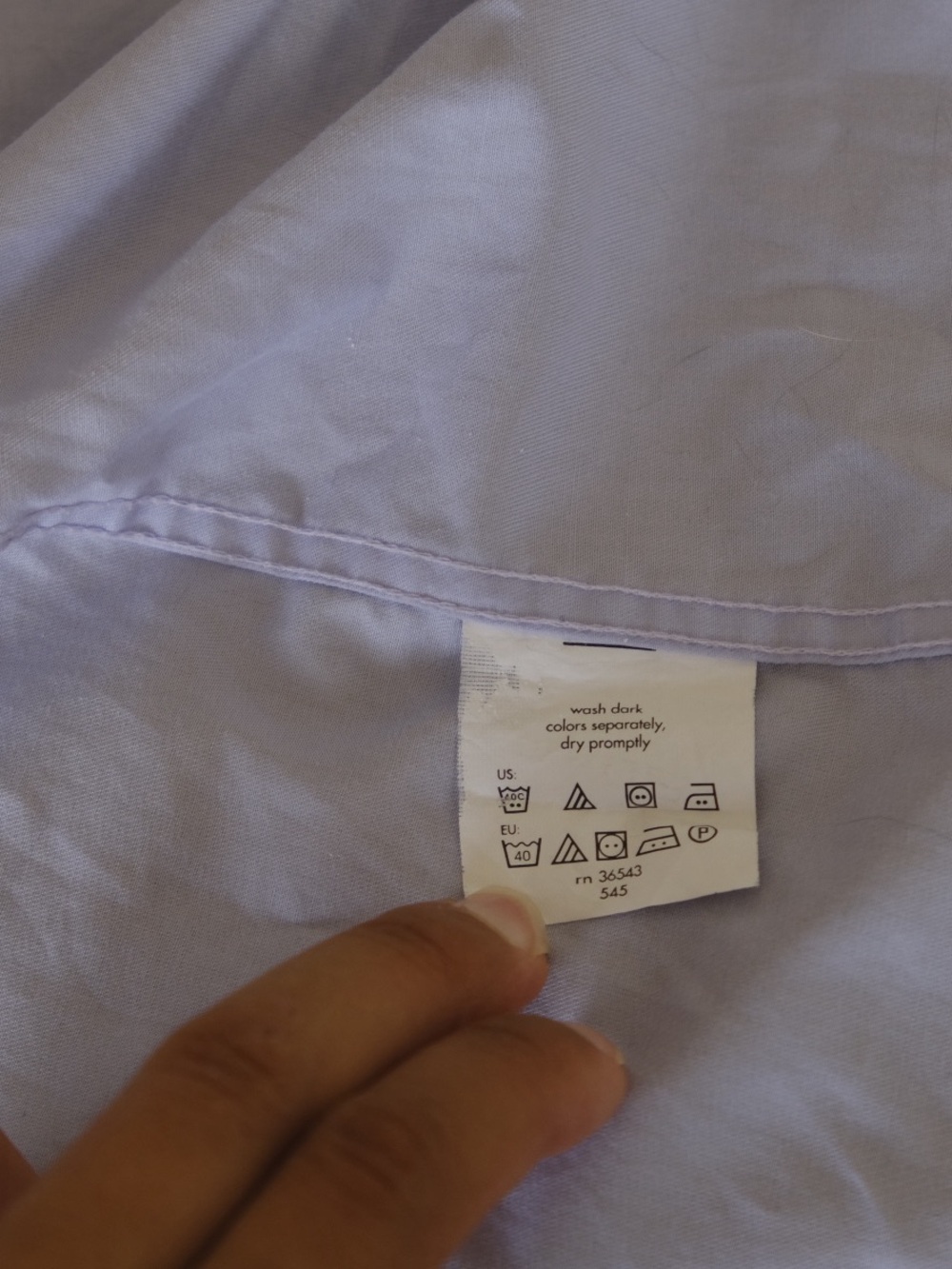 calvin klein button front dress shirt - Picture 9 of 9